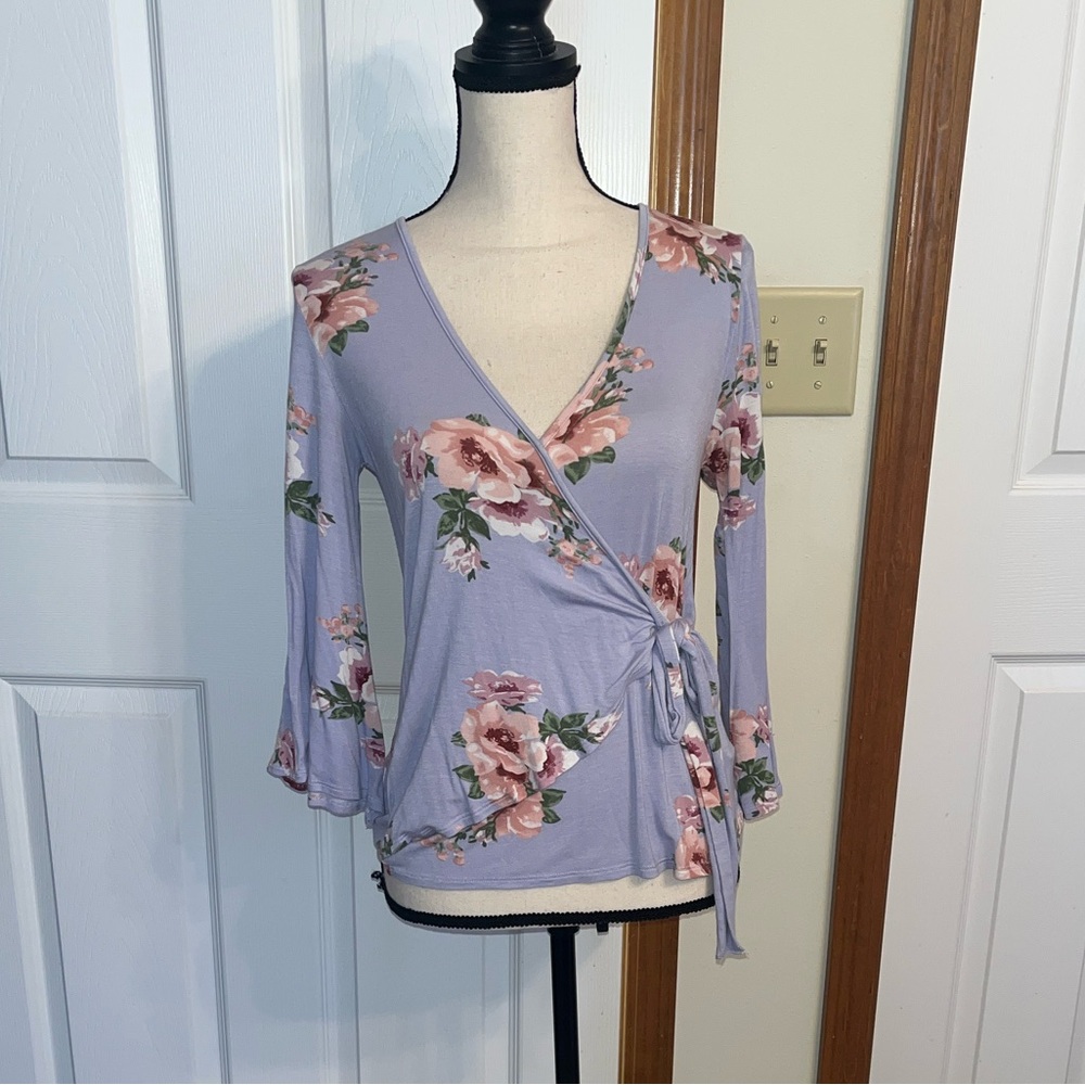 Persaya Lilac Floral Blouse